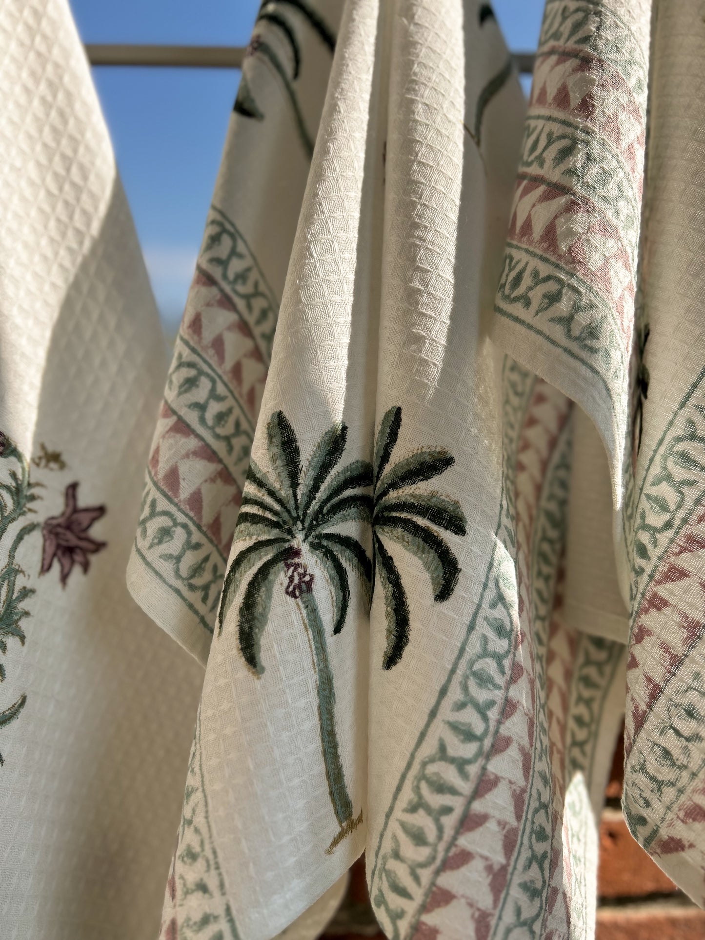 Lilac Palms Bath Towel