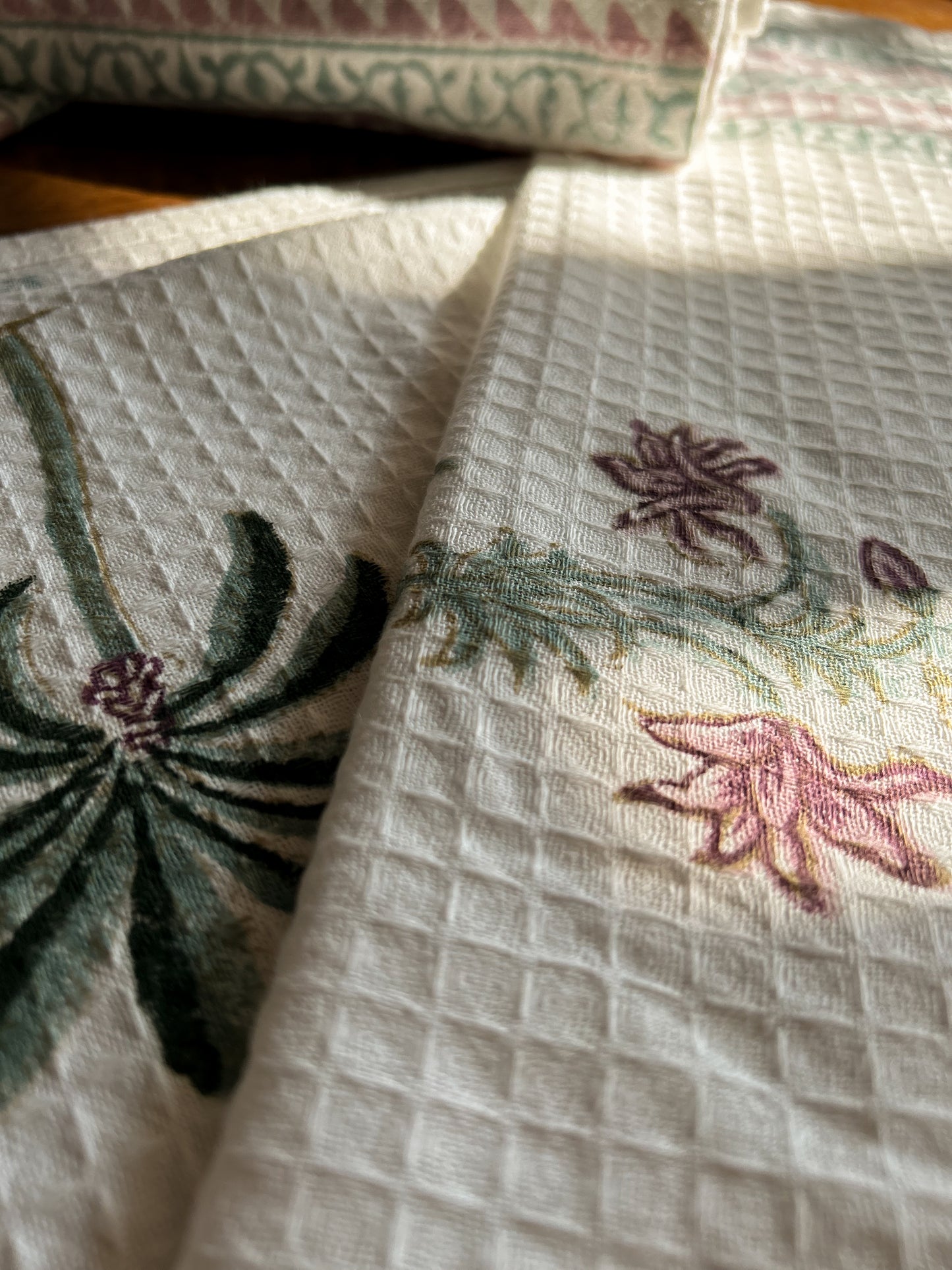 Lilac Palms Bath Towel