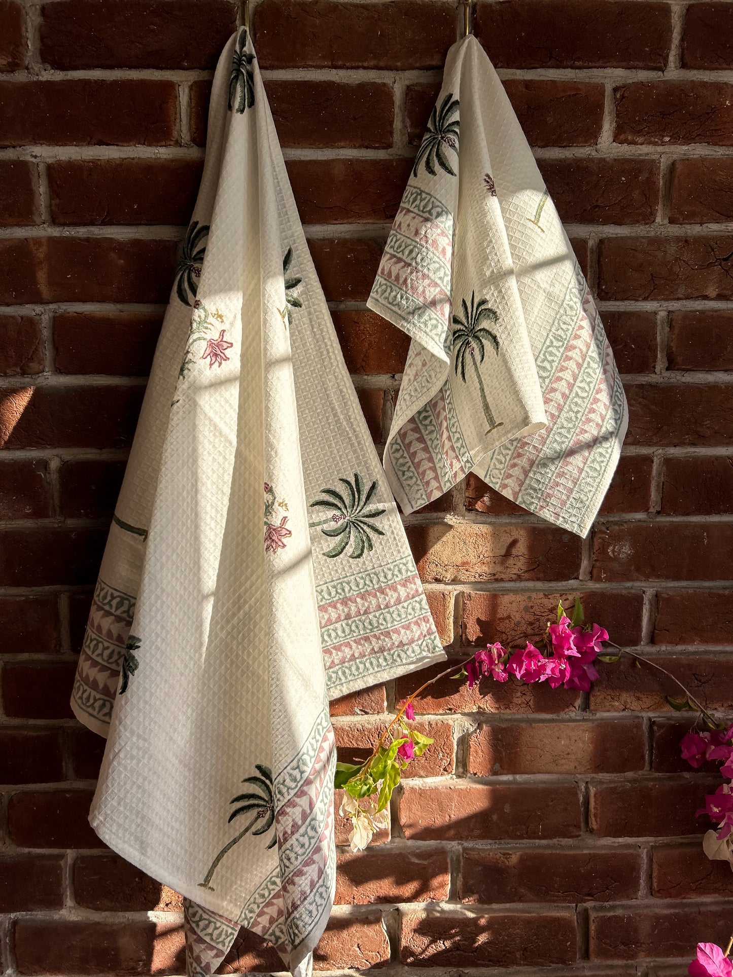 Lilac Palms Bath Towel