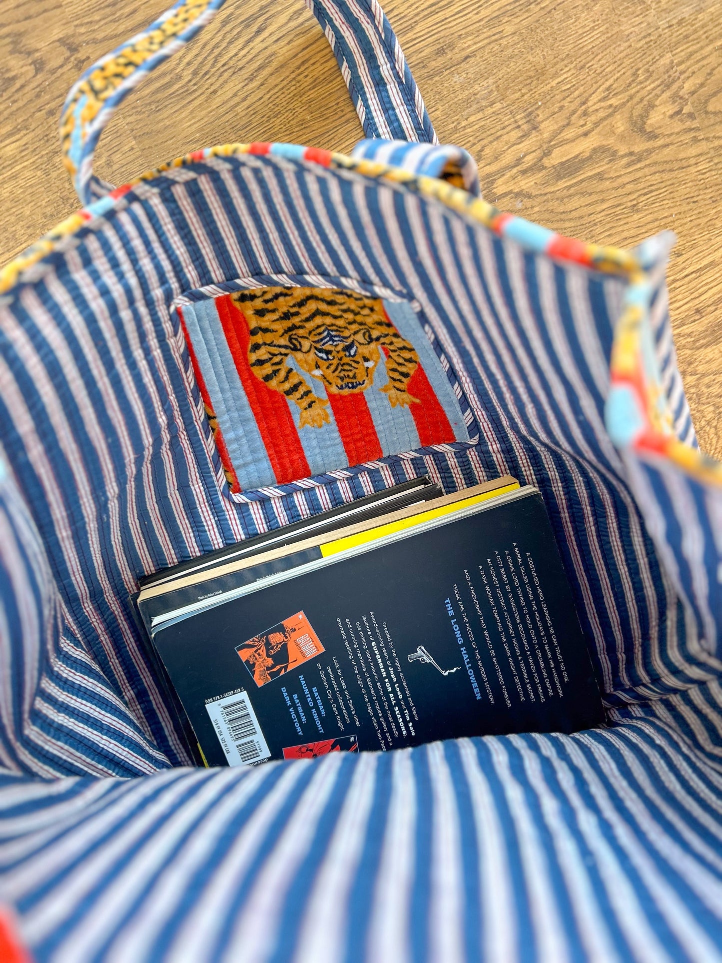 Airforce Tiger Velvet Tote