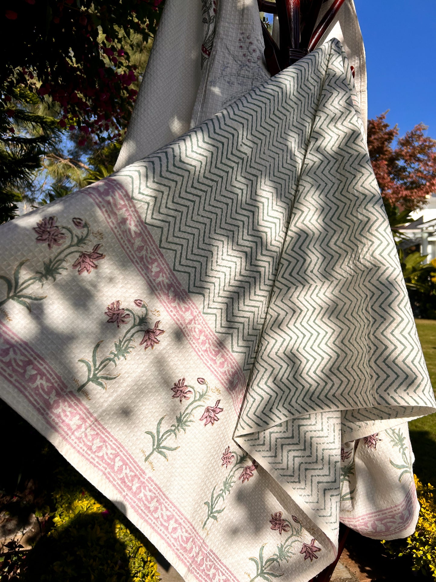 Orchid Chevron Bath Towel