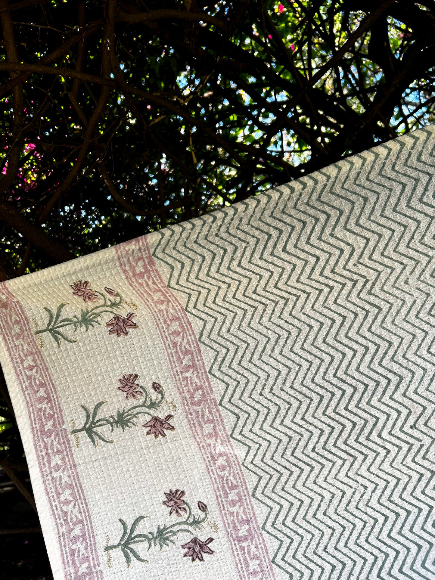 Orchid Chevron Bath Towel