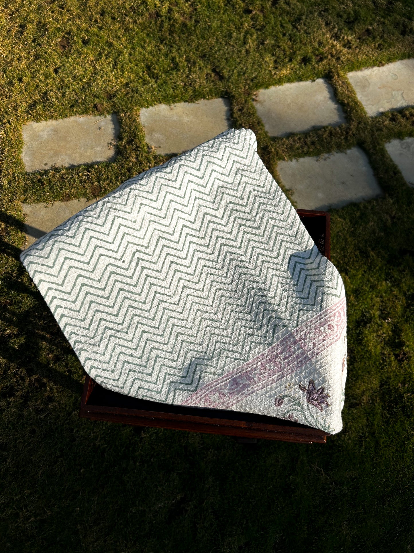 Orchid Chevron Bath Towel