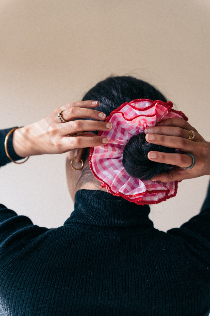 Gingham Layered Cirqlet