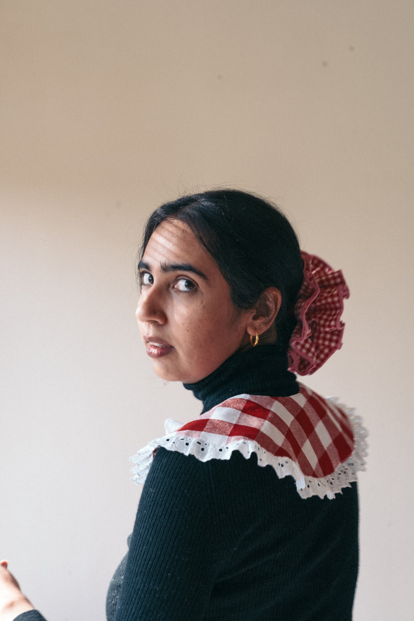Gingham Layered Cirqlet