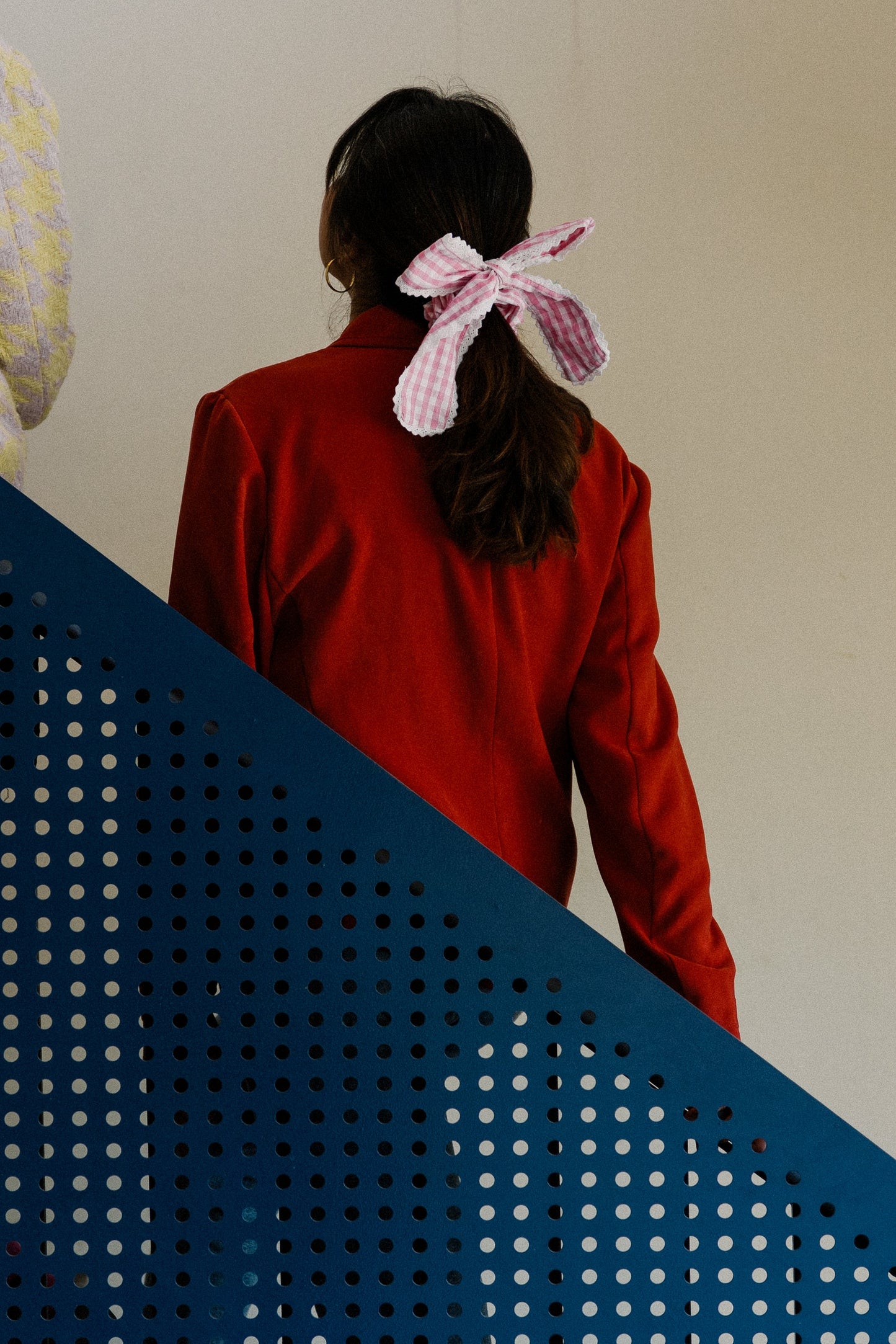Gingham Bow Cirqlet