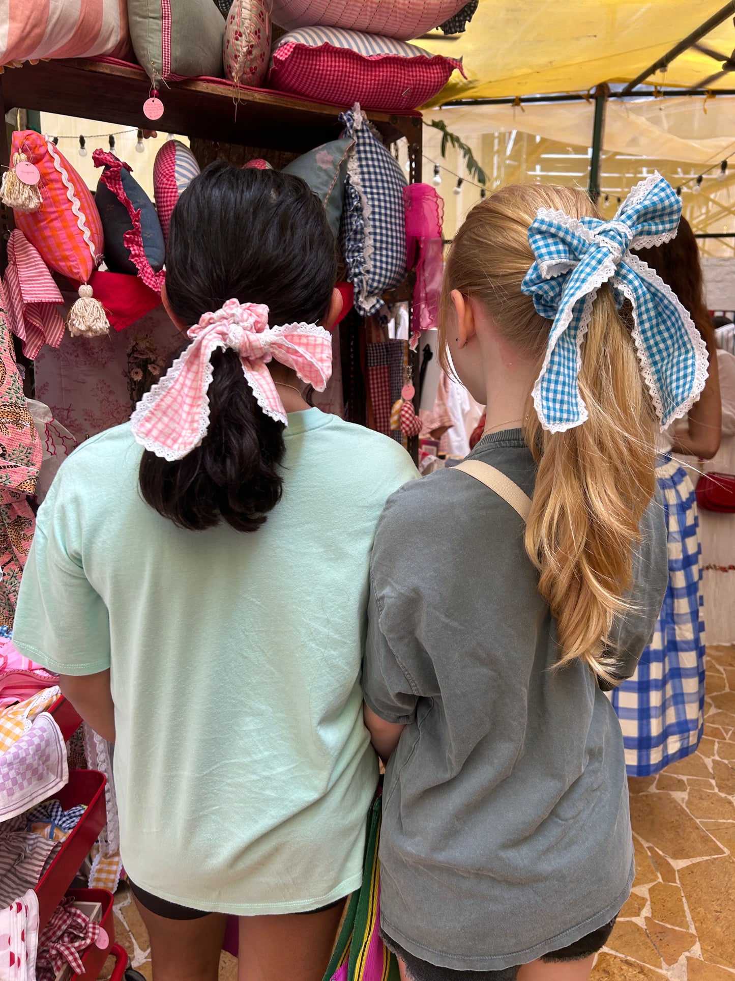 Gingham Bow Cirqlet