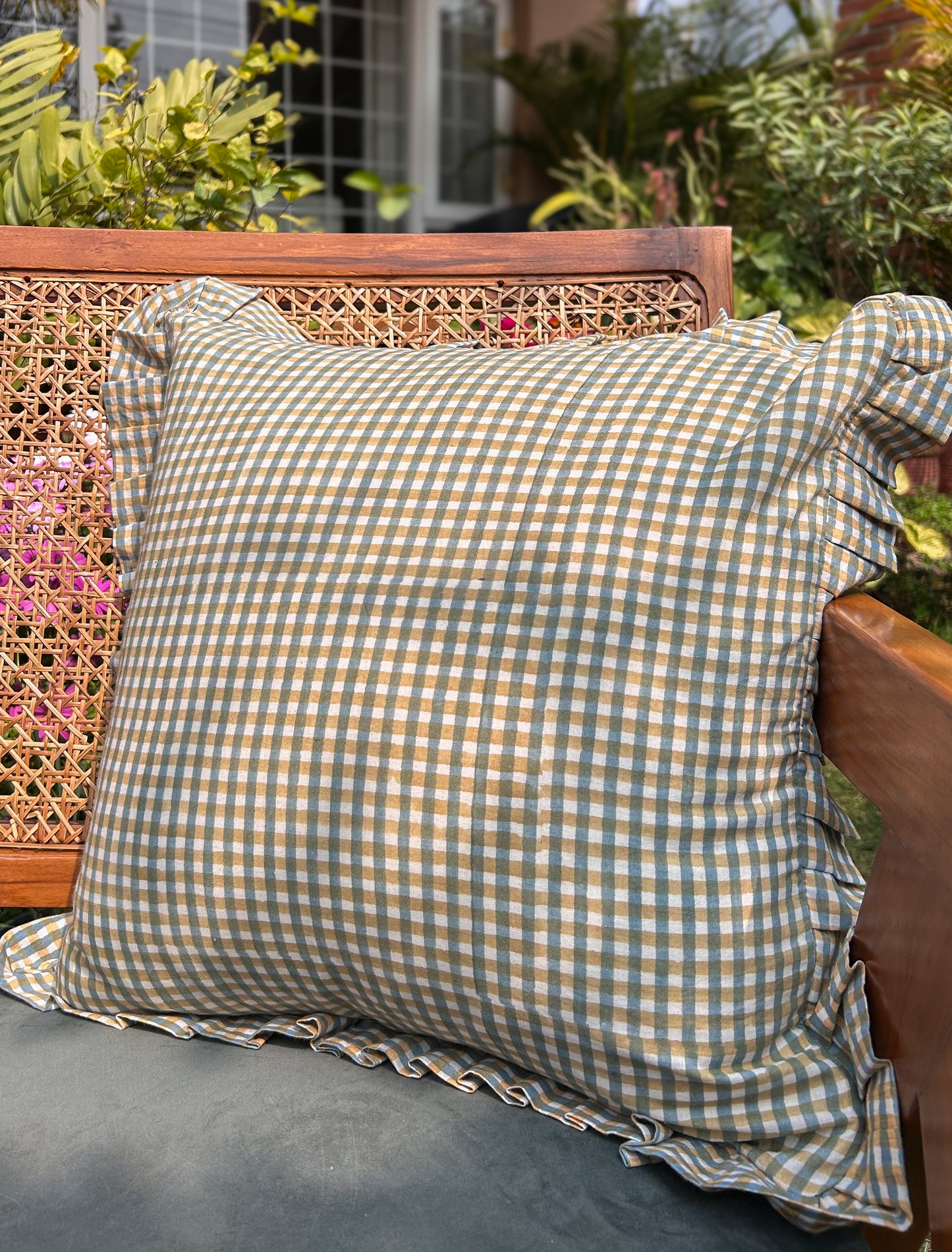 Olive Fair Cushion Cover