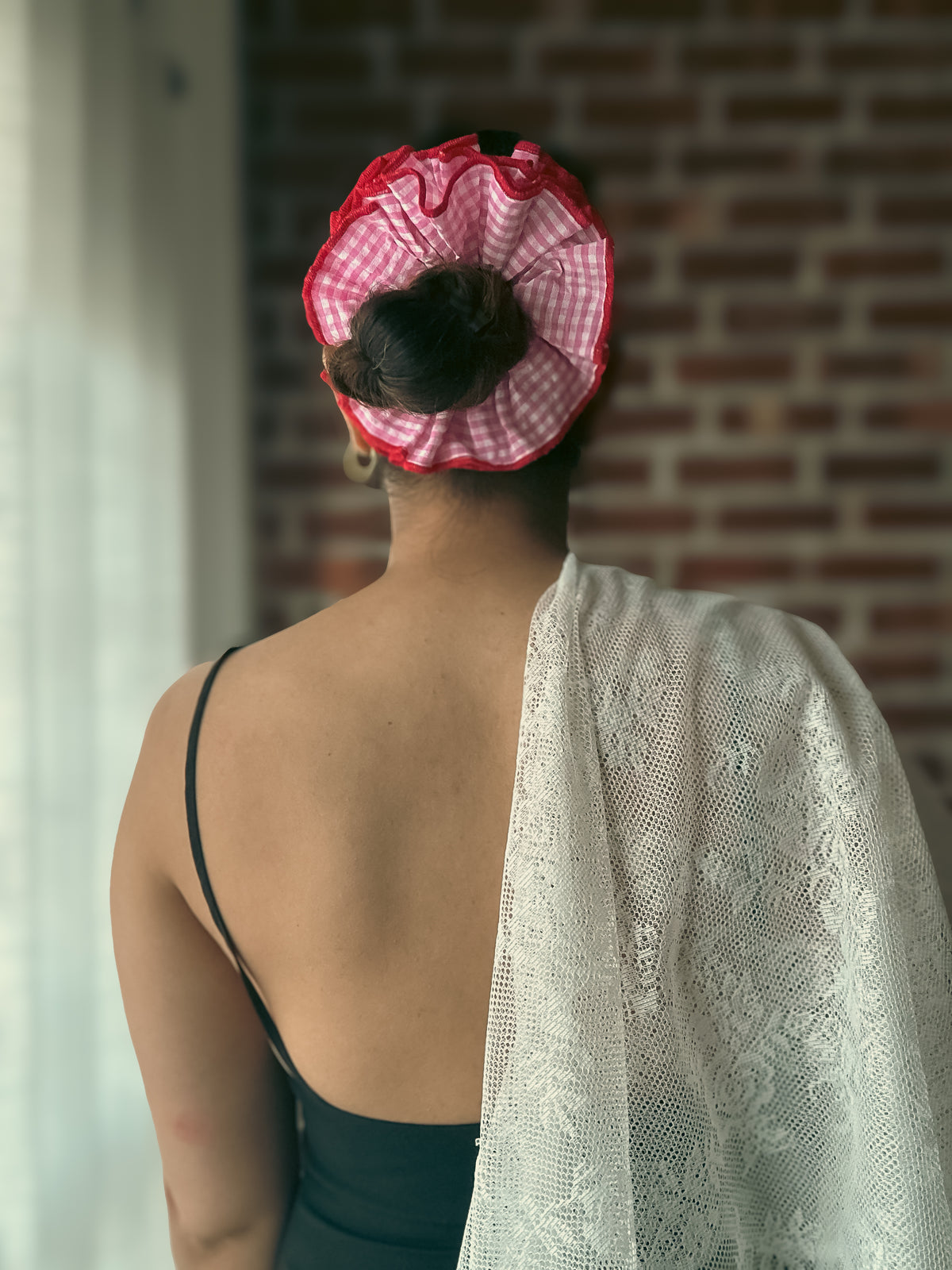 Gingham Layered Cirqlet