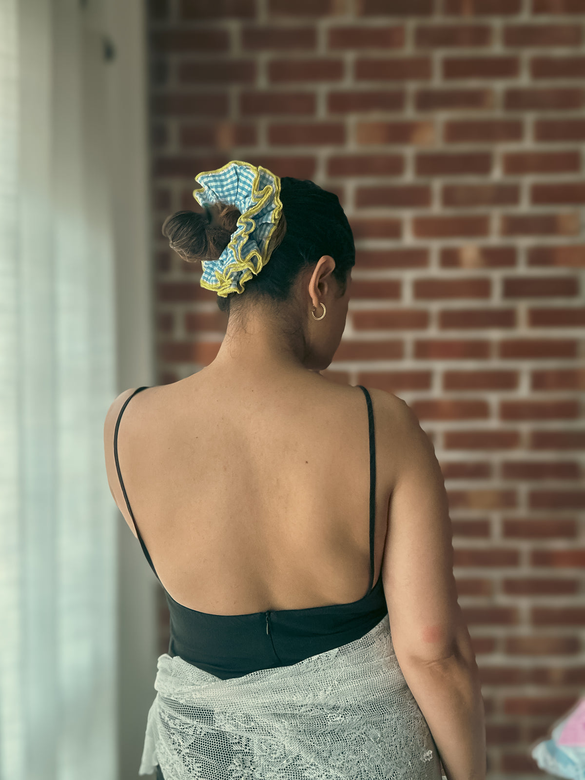 Gingham Layered Cirqlet